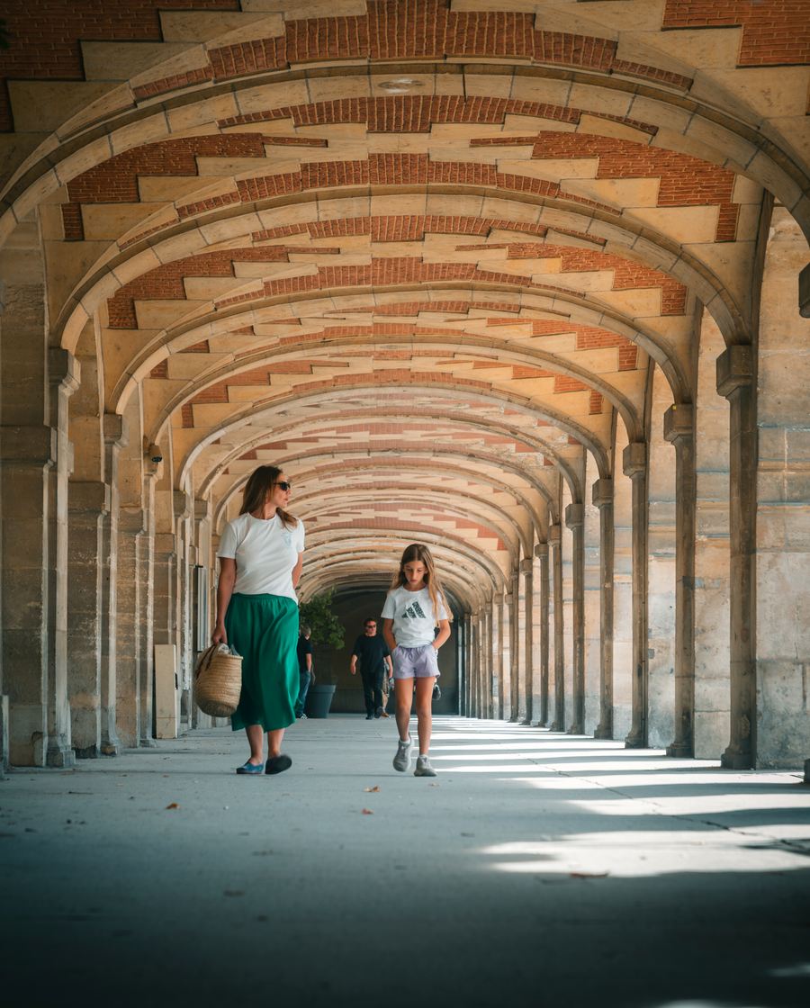 Arcades of Place des Vosges, Paris