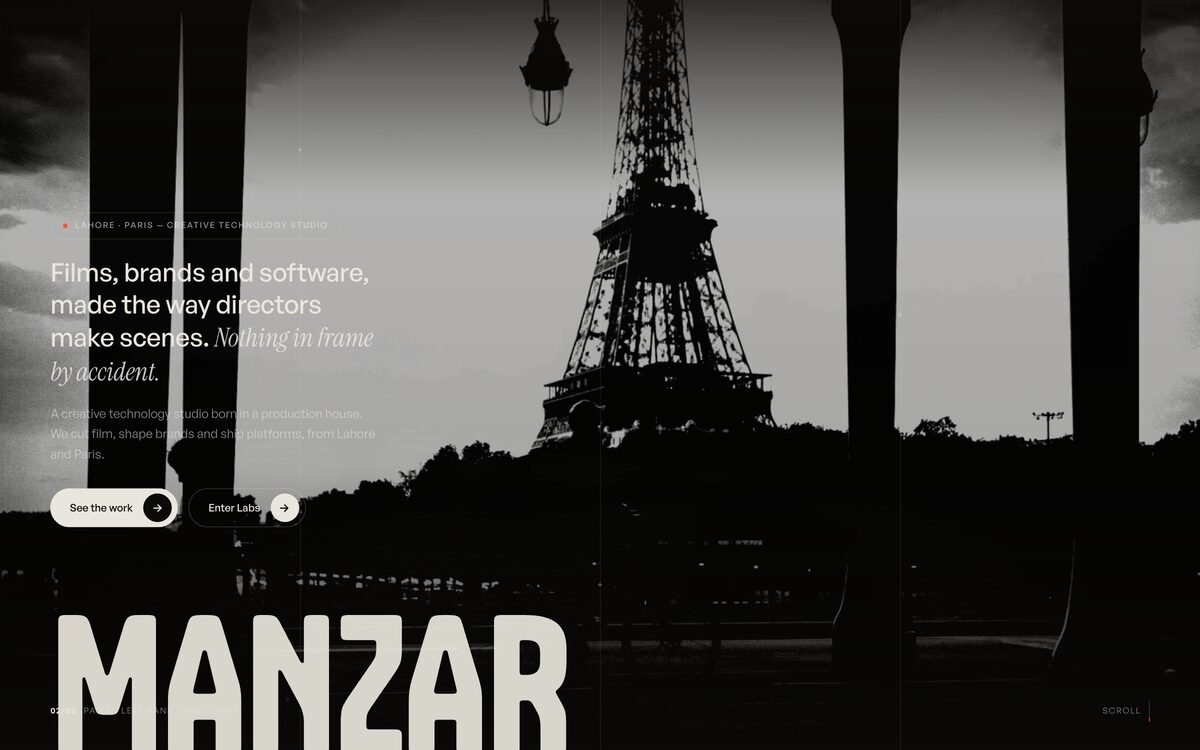 A still from a recent Manzar Studio production